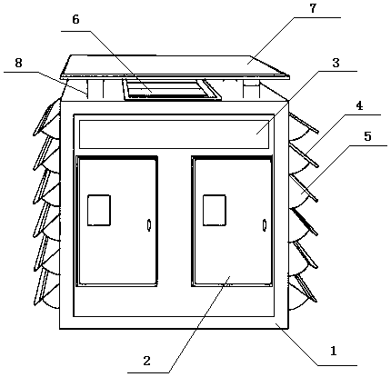 Moving heat dissipation machine room of bitcoin mining machine