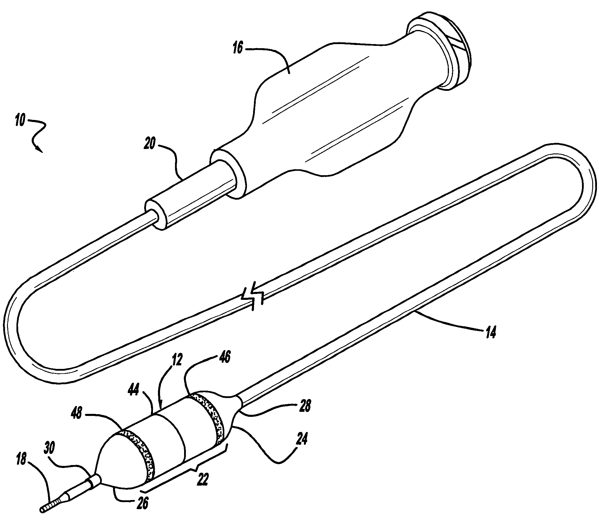 Esophageal balloon catheter with visual marker