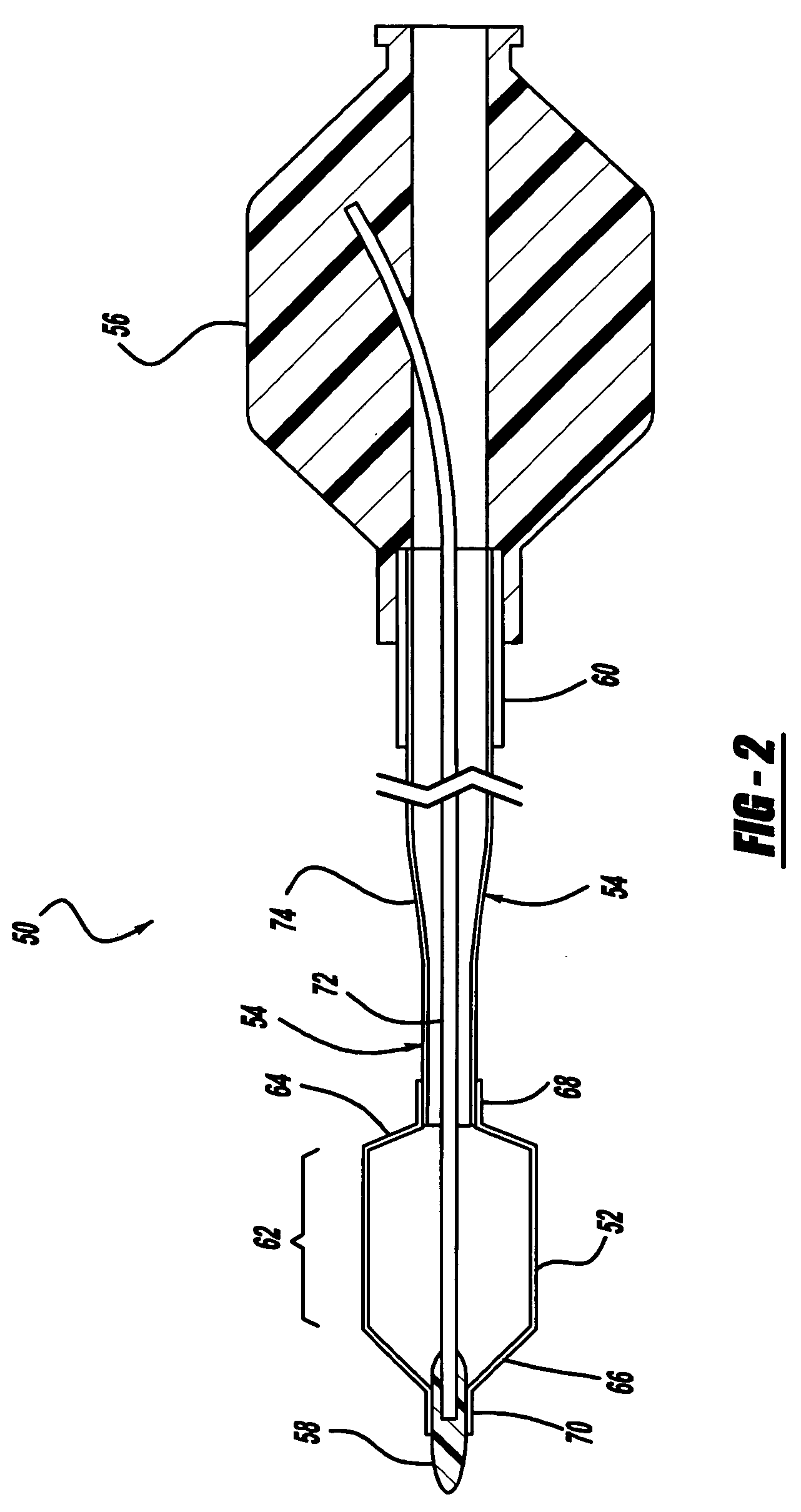 Esophageal balloon catheter with visual marker