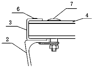 Cable trough main bearing T-beam composite material sidewalk and installation method thereof