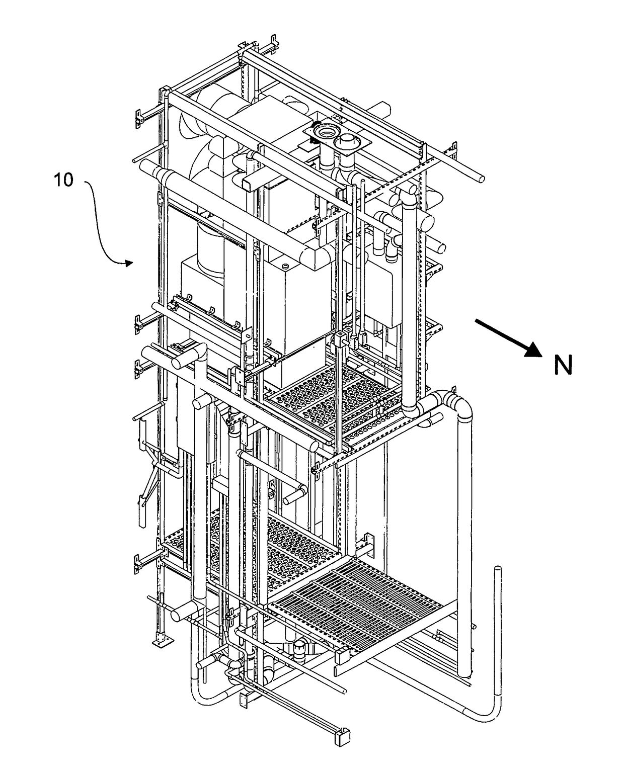 Central core for a building