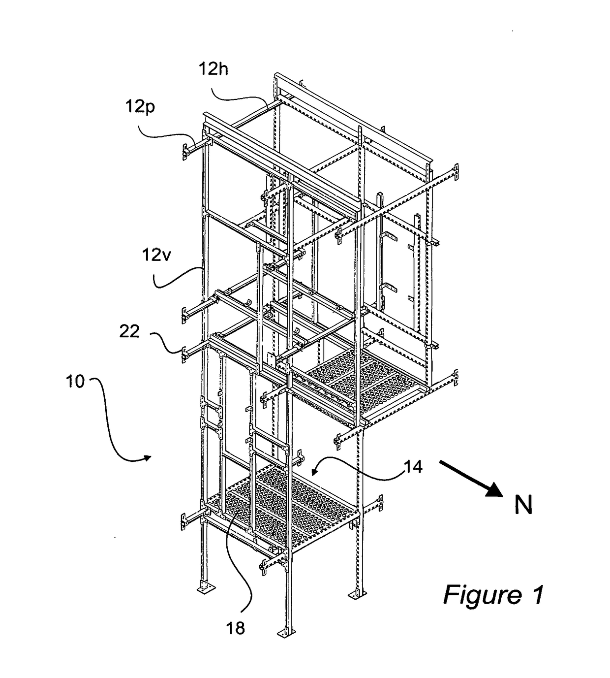 Central core for a building