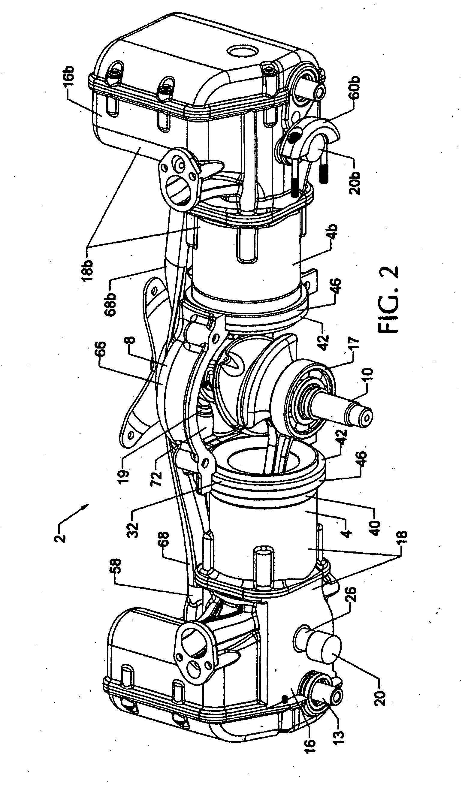 Variable compression ratio engine