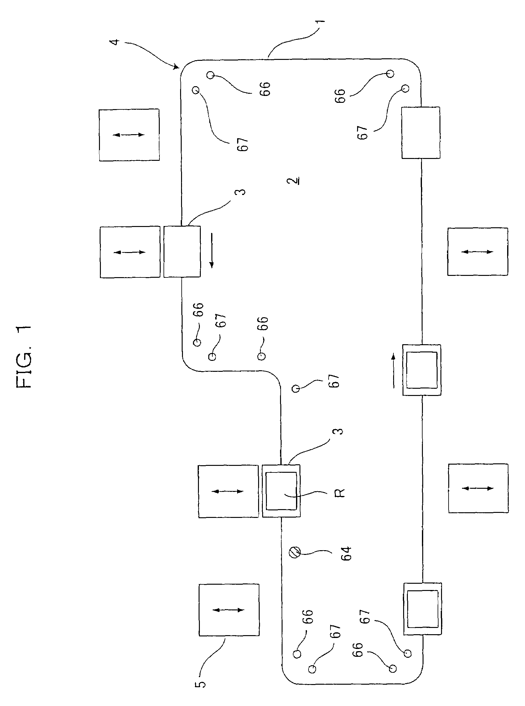 Travel control method for travel vehicle