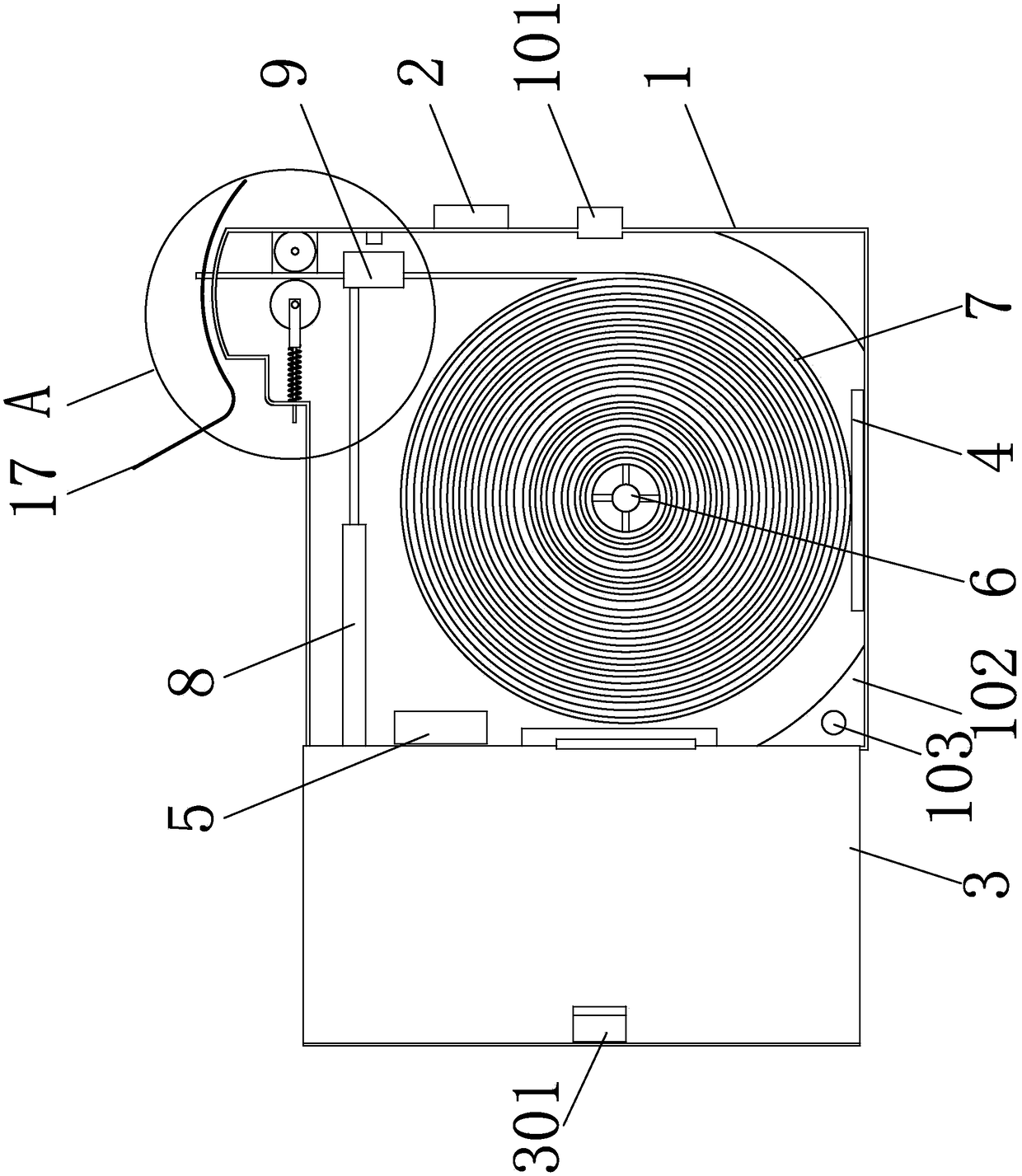 Medical bandage discharging machine for hospital nursing