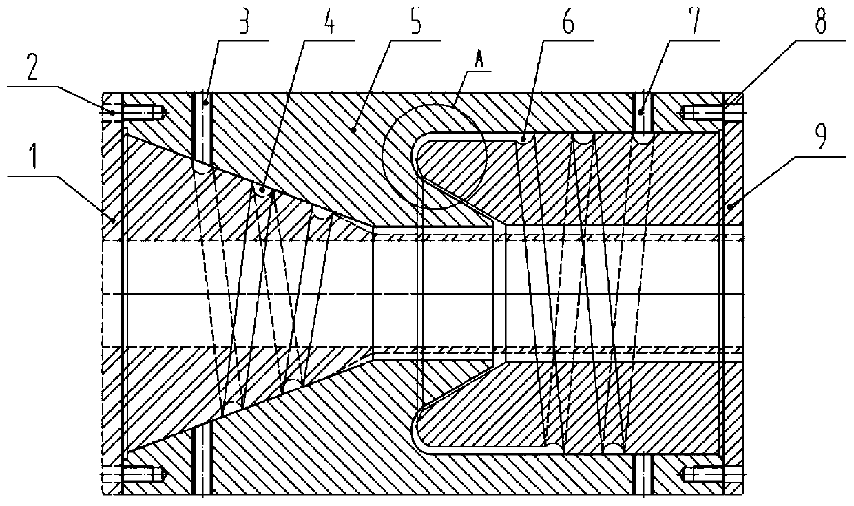 Permanent colorful antistatic and flame-retardant polyolefin steel wire composite pipe material, preparation method thereof and die