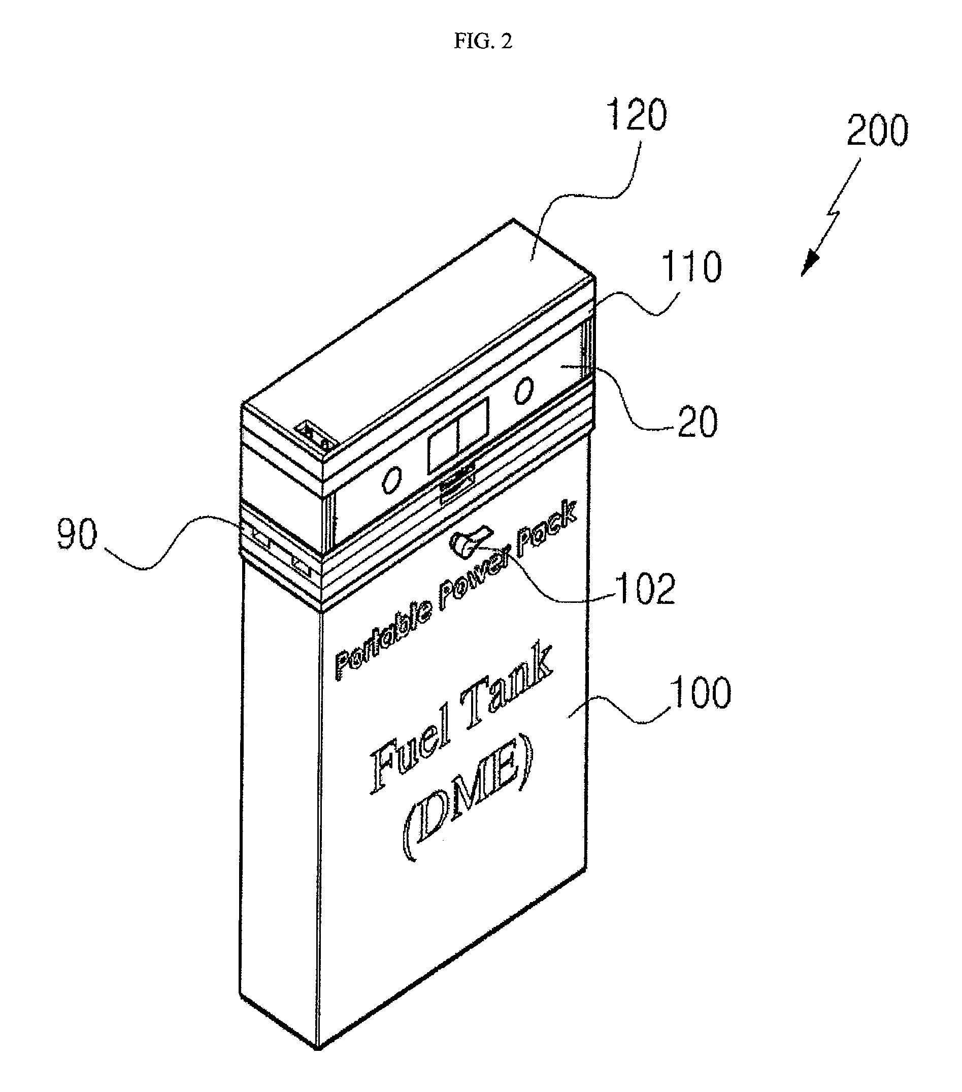 Portable power pack, fuel/air supply for the portable power pack, uniflow scavenging micro-engine for the portable power pack and operation method thereof