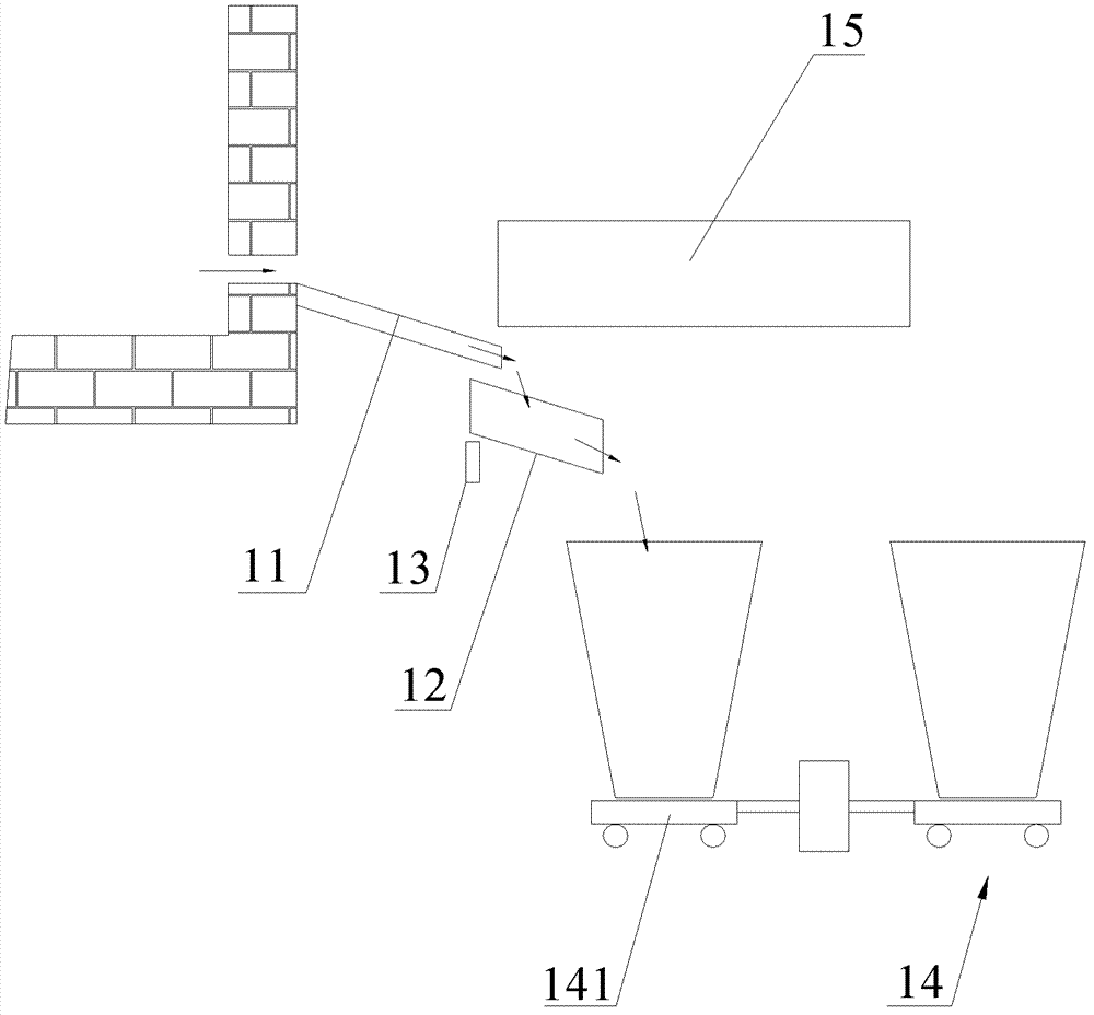 Metallurgical slag continuous discharge system