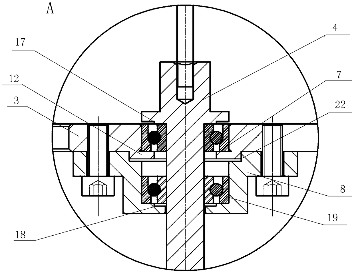 Device for quantitatively measuring micro rotating torque of gear in real time and use method thereof