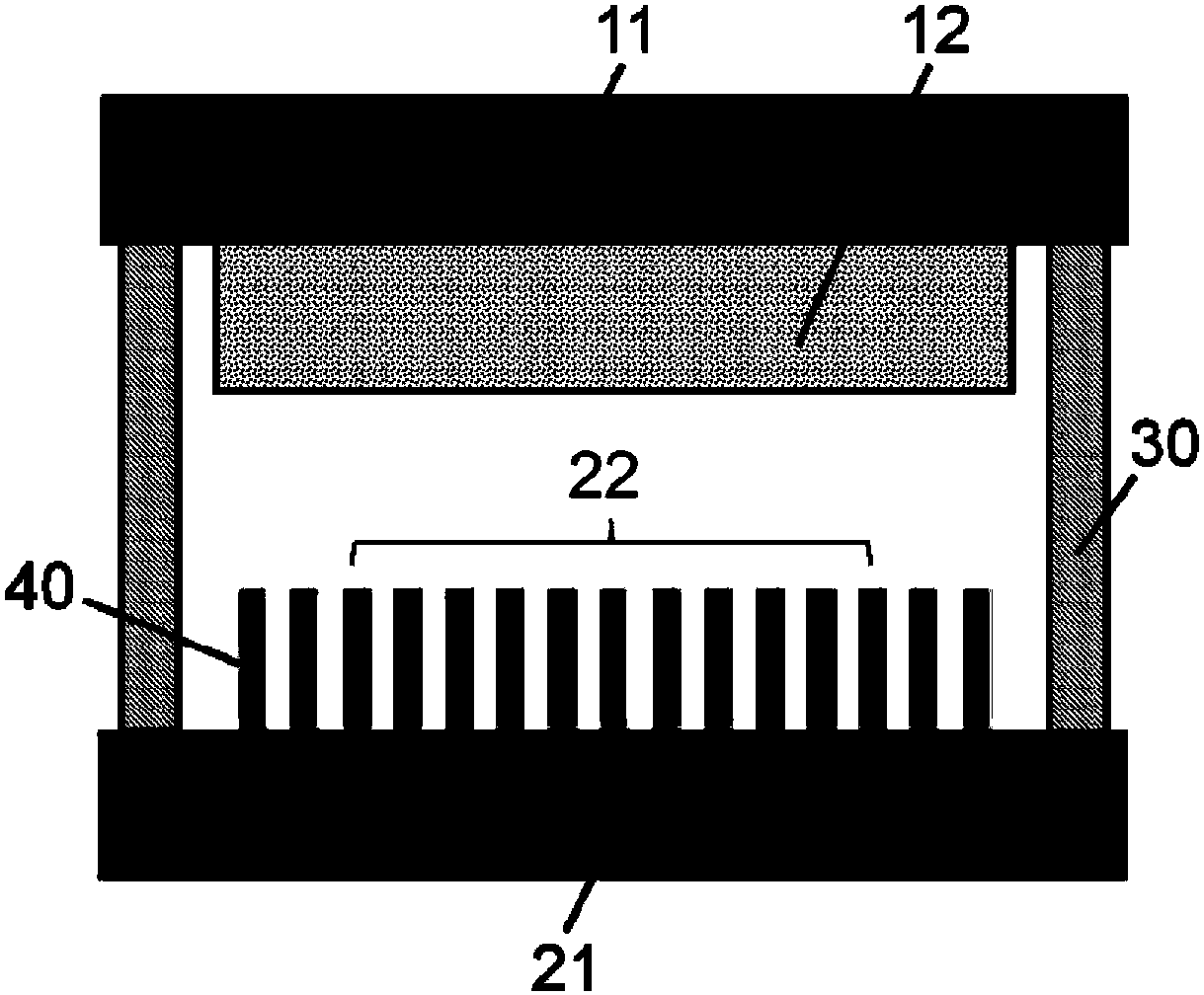 Friction electric nanometer sensor