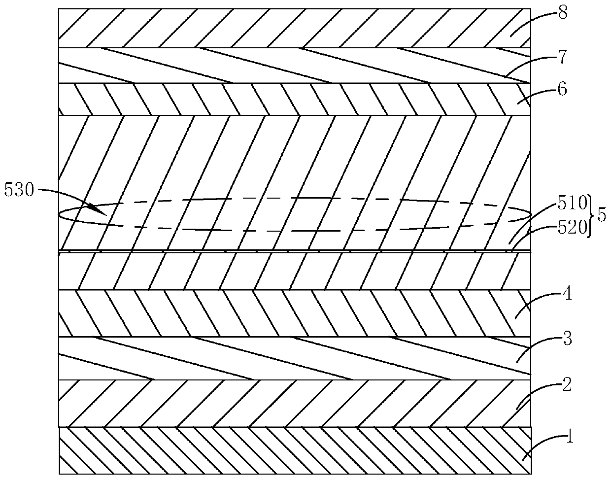 Phosphorescent OLED device and manufacturing method thereof