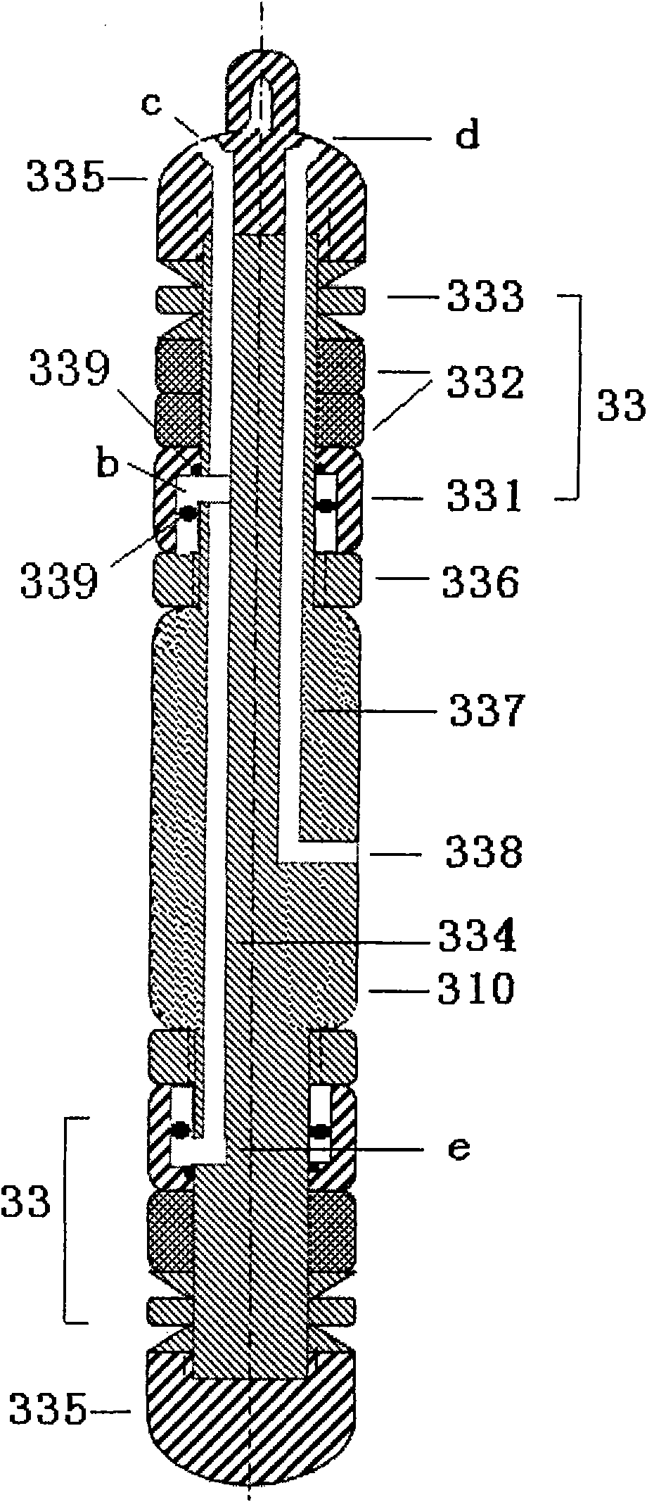 Leak detection tool applied to high pressure gas leak detection method