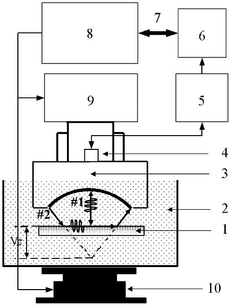 Method for non-contact wave velocity extraction of surface wave of anisotropic material