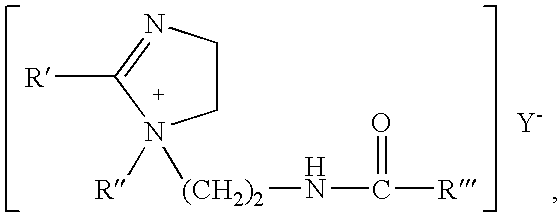 Mixtures of quaternary compounds