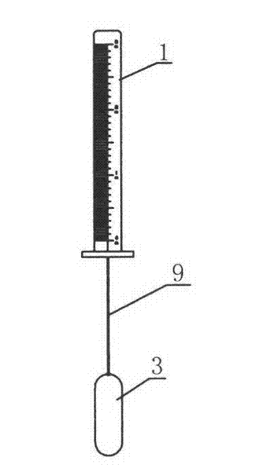 Homotaxial magnetic turning column liquid level meter