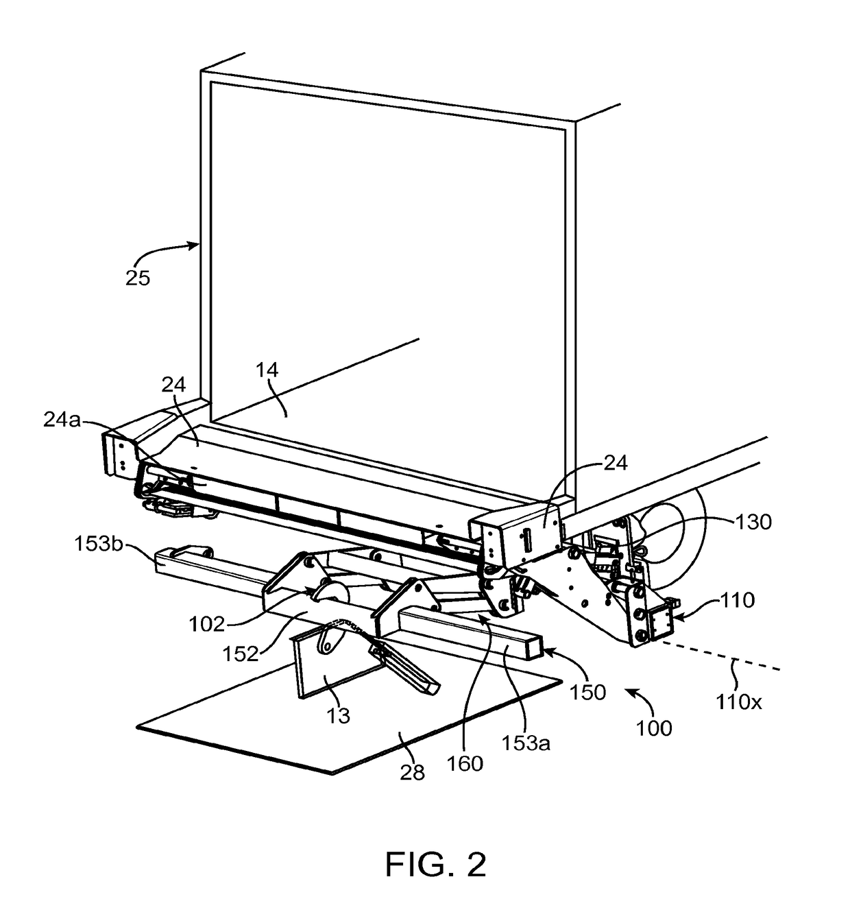 Mounting system for vehicle underride