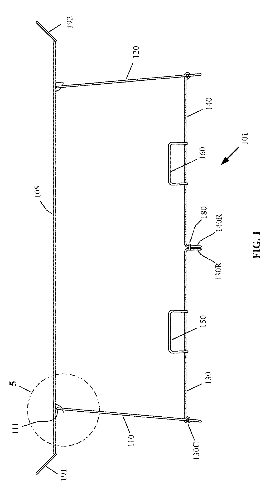 Structurally efficient, reduced material folding stand for a chafing dish