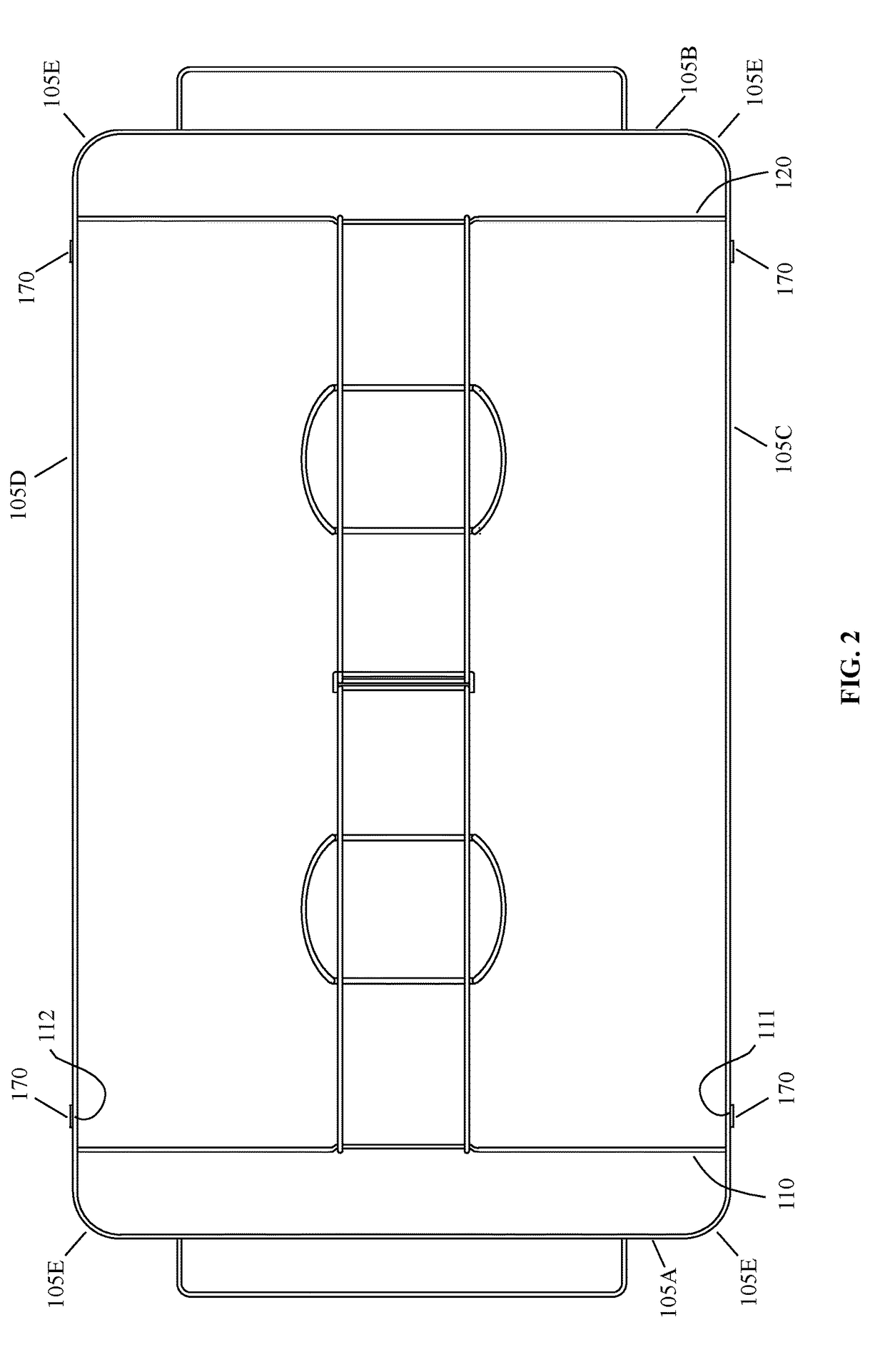 Structurally efficient, reduced material folding stand for a chafing dish