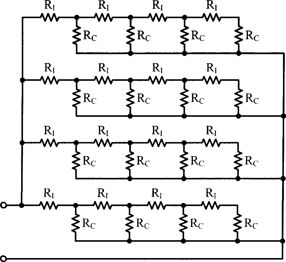 Flexible resistance type pressure sensor with machine-weaved structure and use thereof