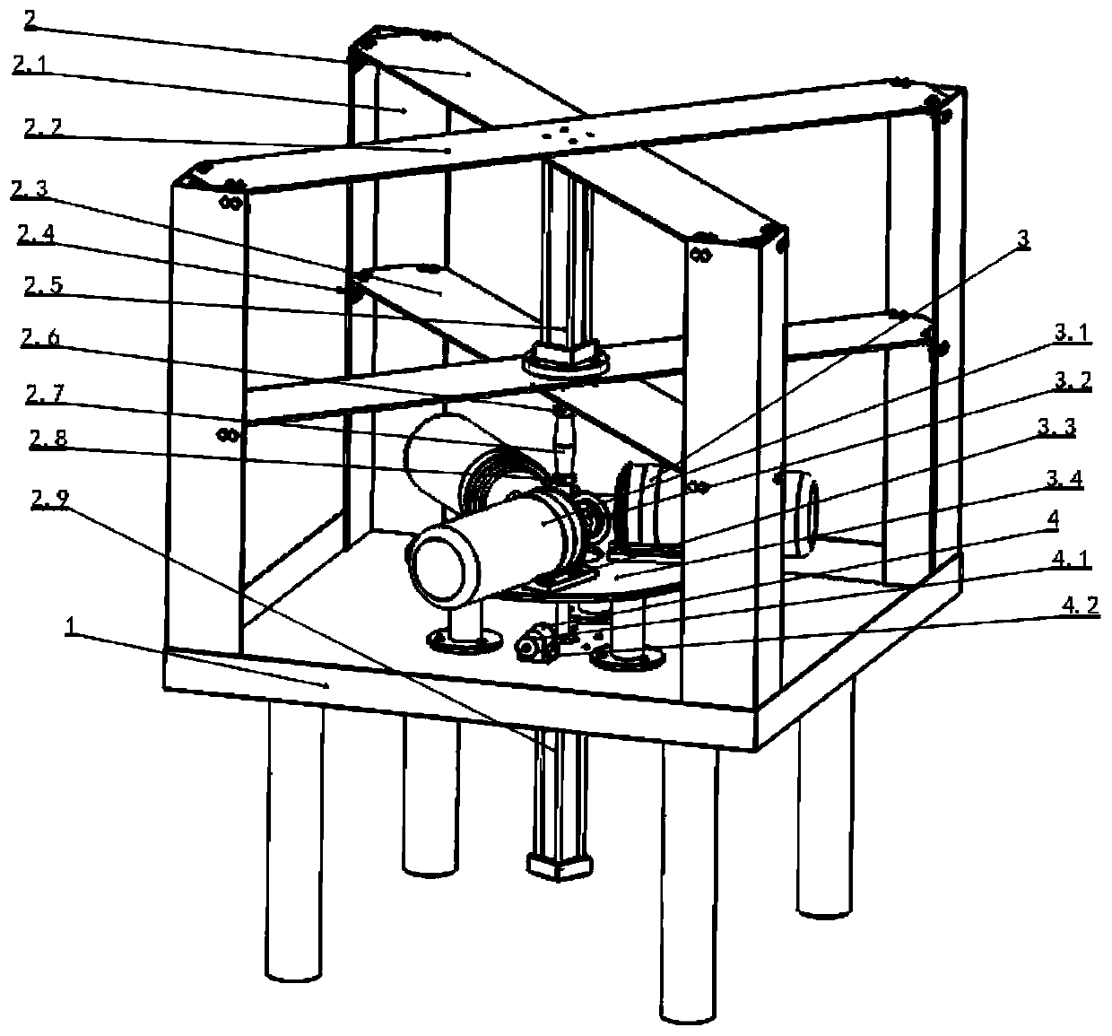 Automatic cutting device for anchor clamping piece