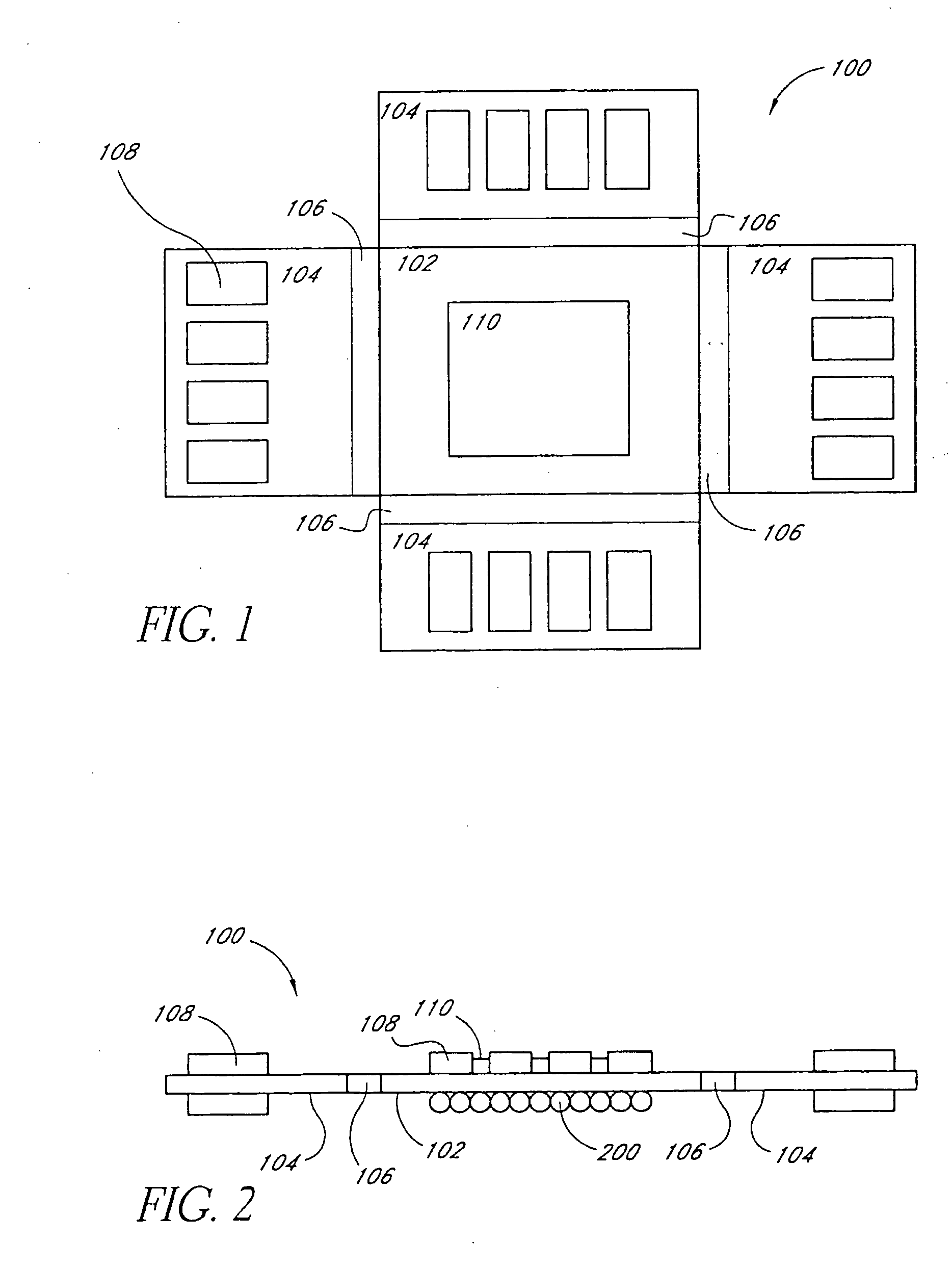 Processor/memory module with foldable substrate