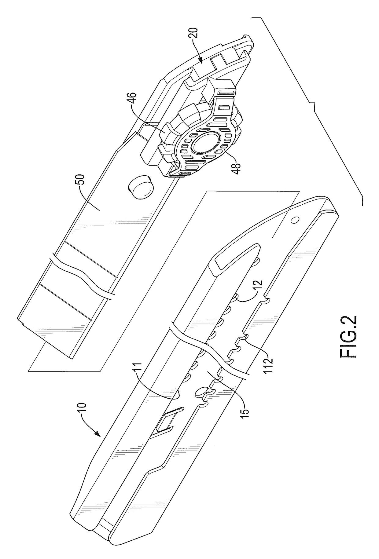 Cutter assembly having a screw-locking device