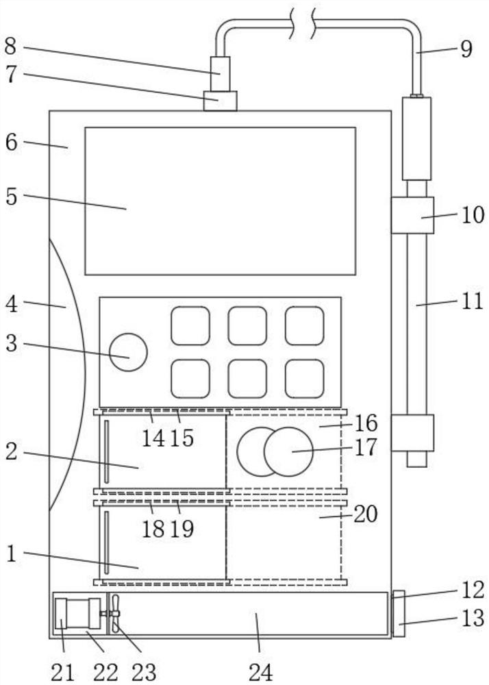 Metering standard display equipment for conductivity meter