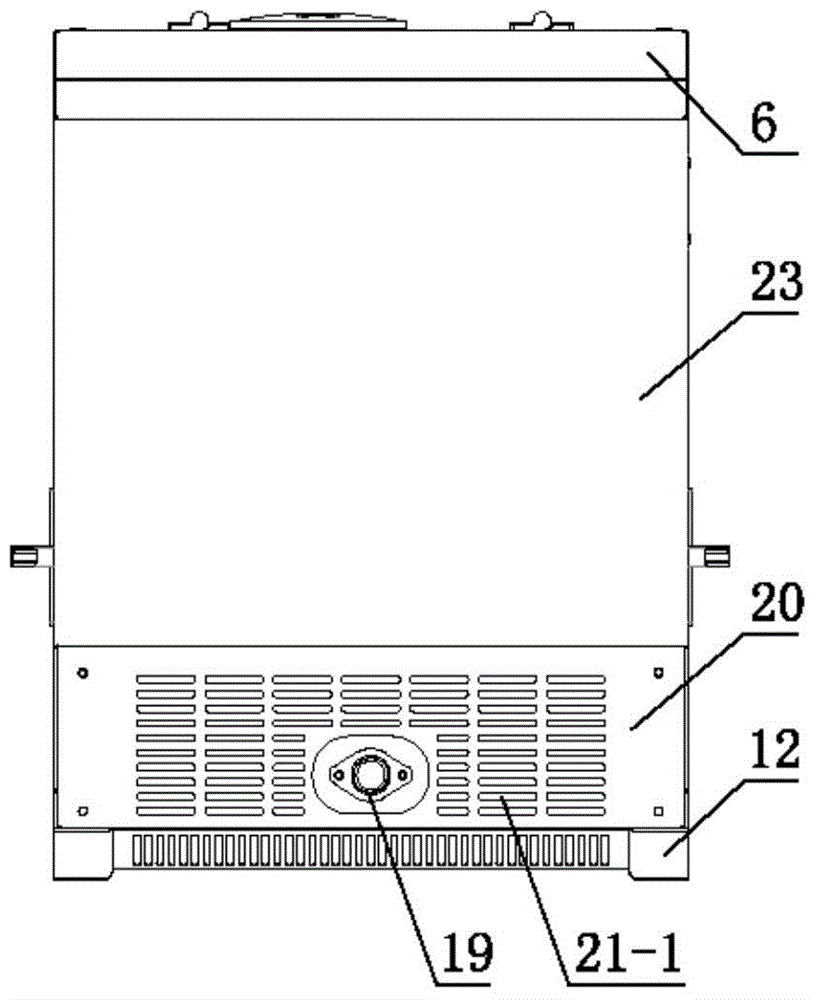 Mute air-cooled generating set