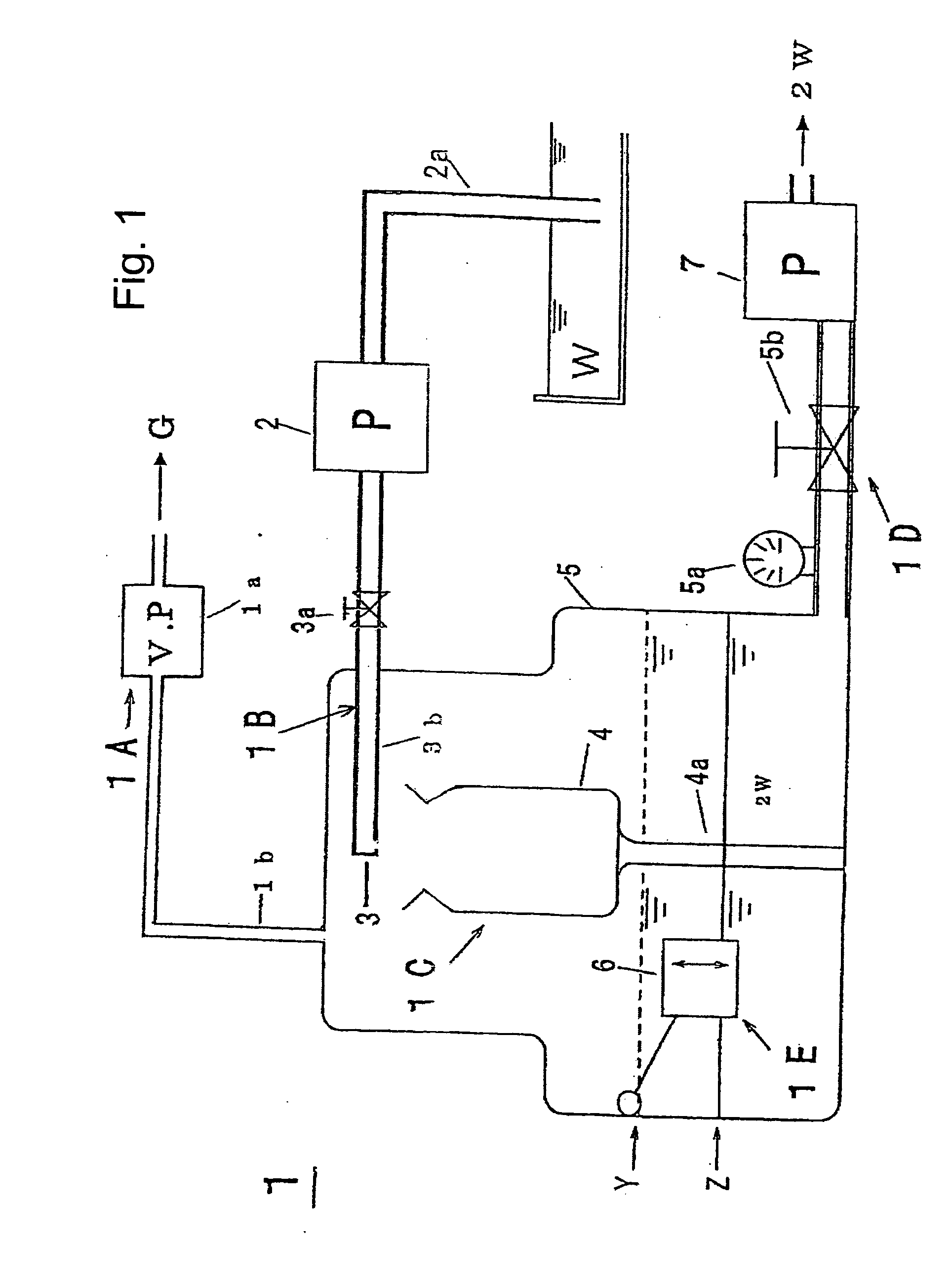 Method, device, and system for controlling dissolved amount of gas