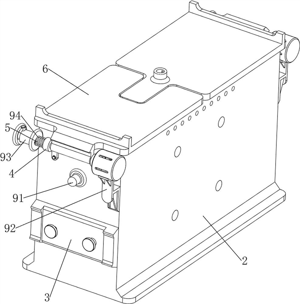 Intelligent storage box for new energy batteries