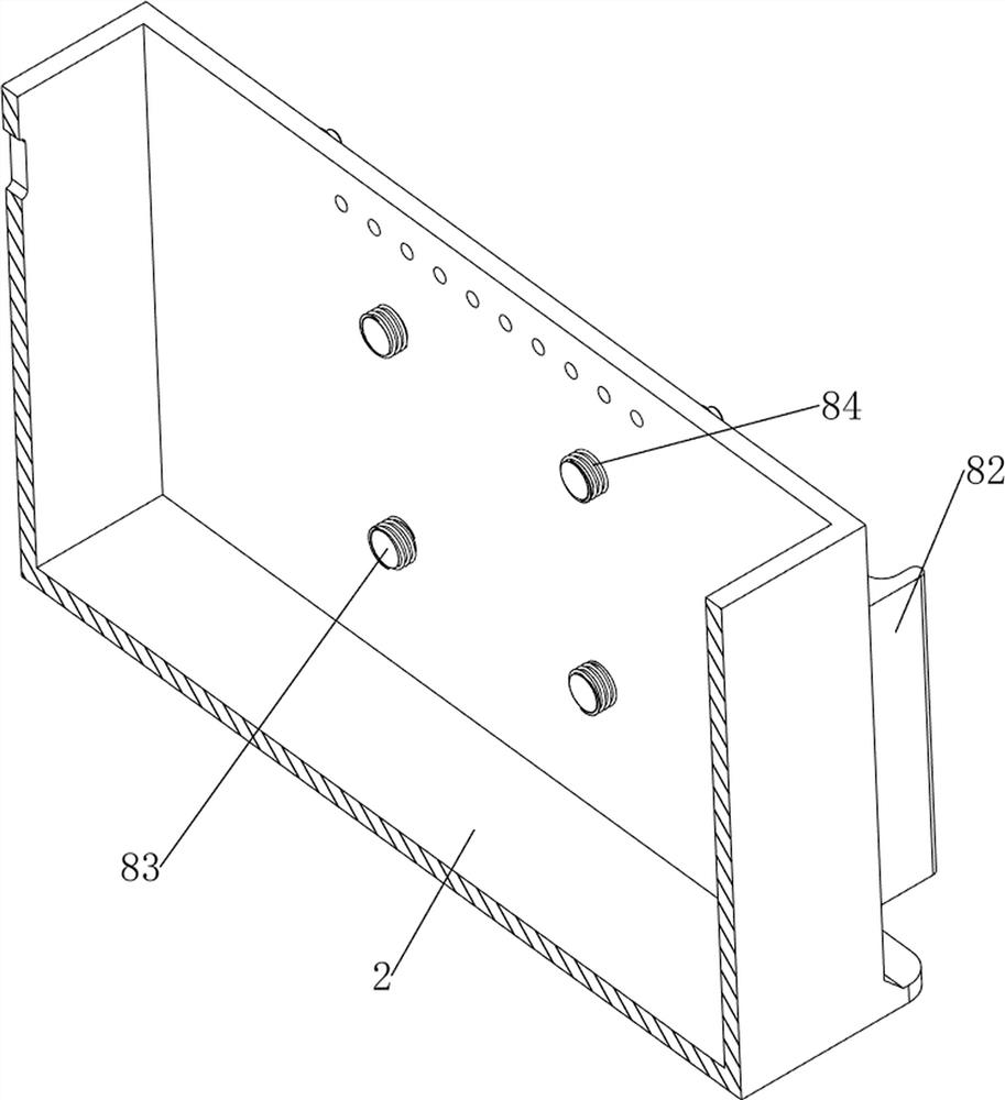 Intelligent storage box for new energy batteries