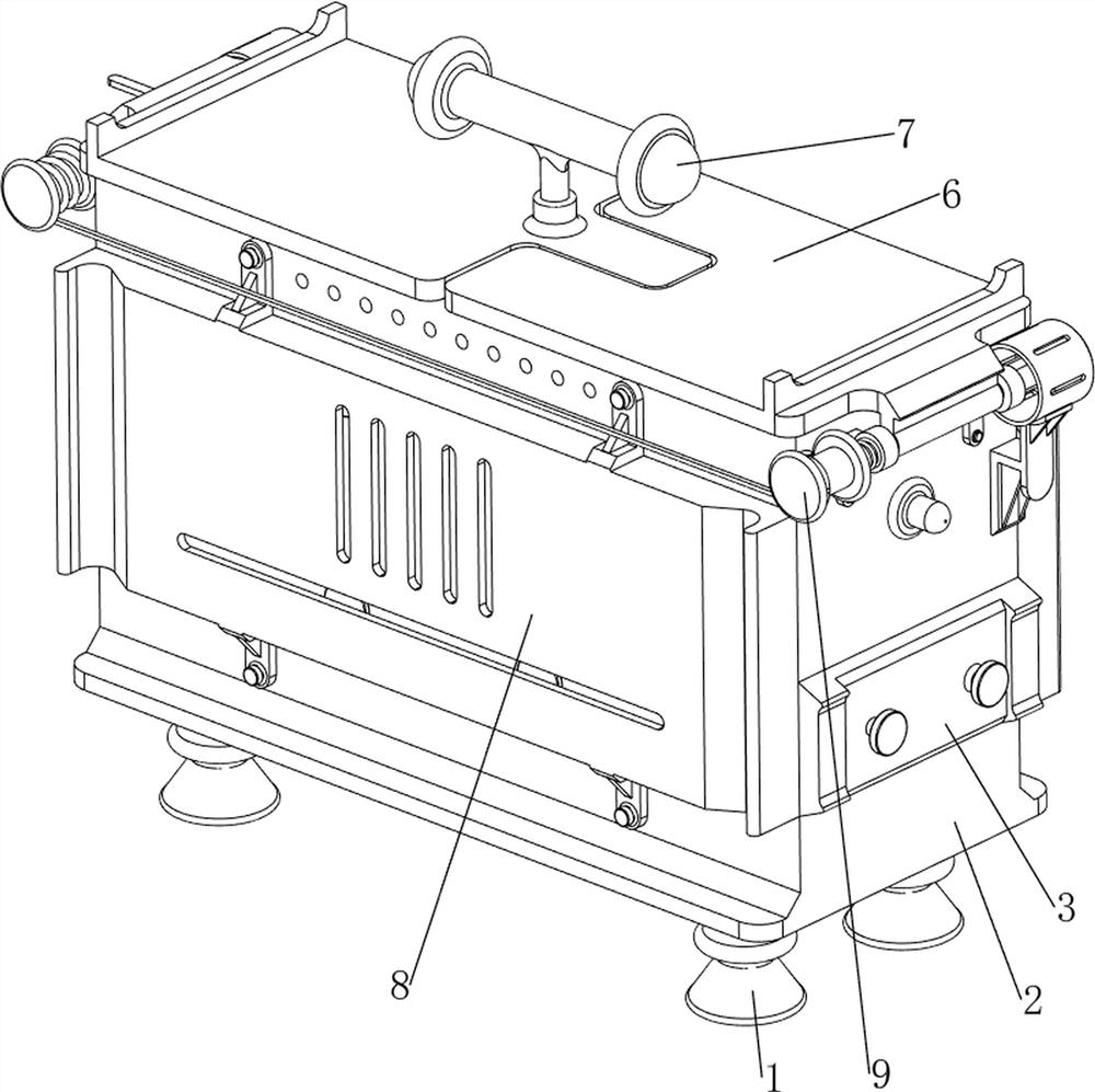 Intelligent storage box for new energy batteries