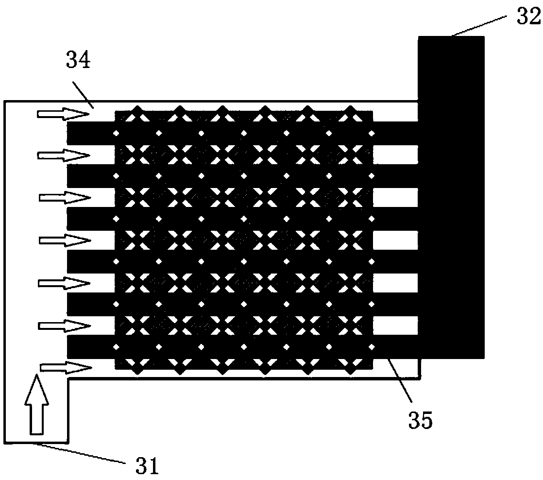 Dense-condensation photovoltaic cell array reducing mismatch loss