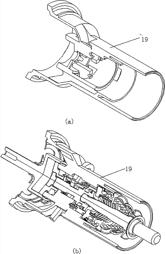 Mechanical vacuum booster with emergency braking function