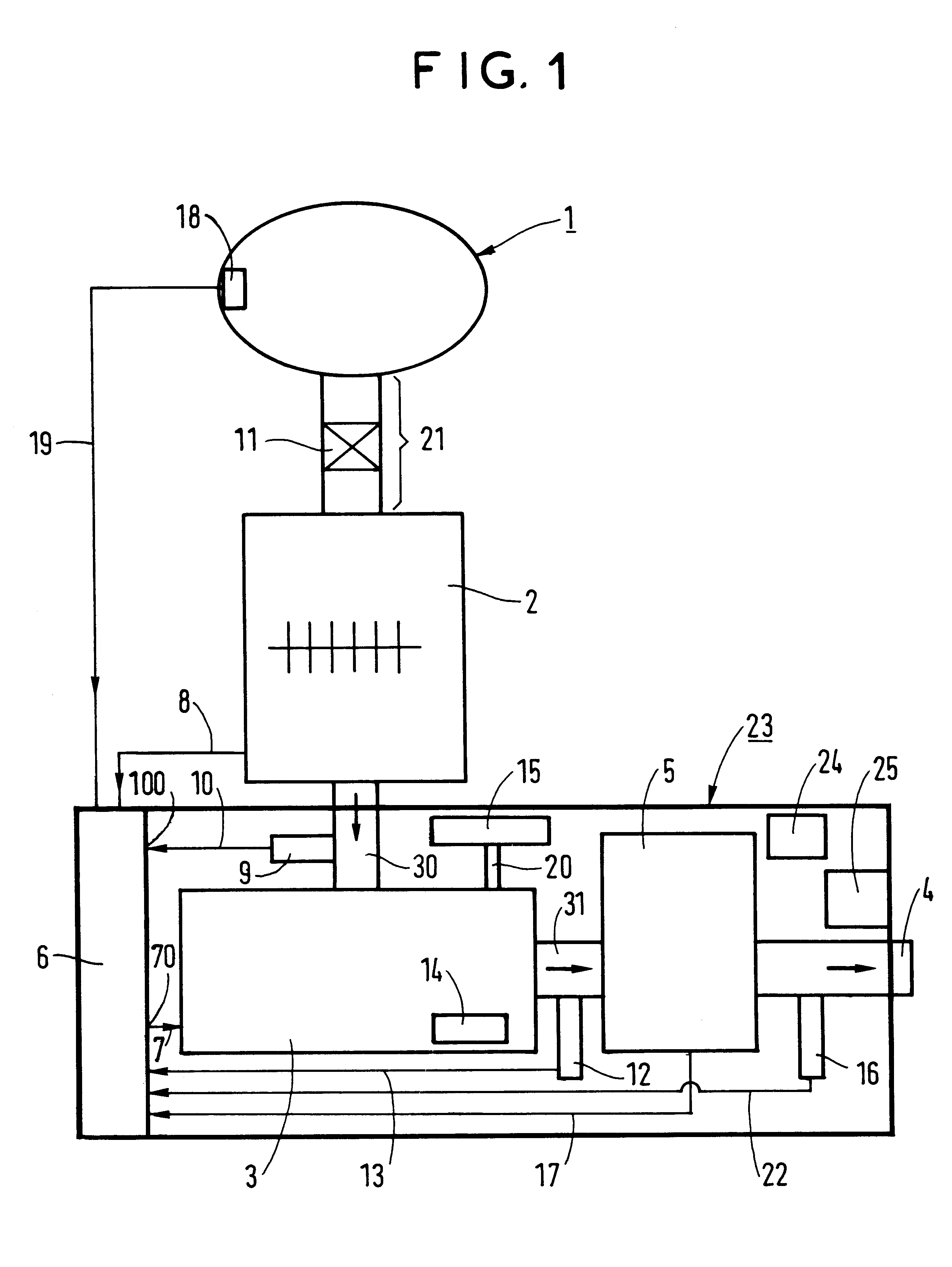 Method and apparatus for conditioning the atmosphere in a process chamber