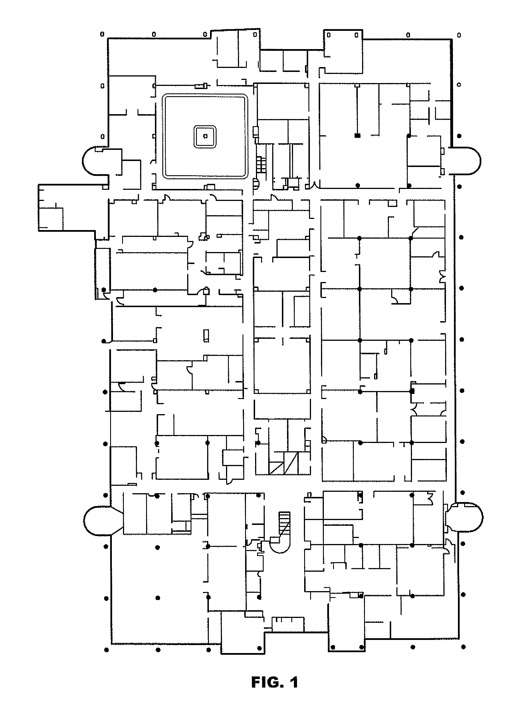 Method for generating 3D building models from a set of floor plans