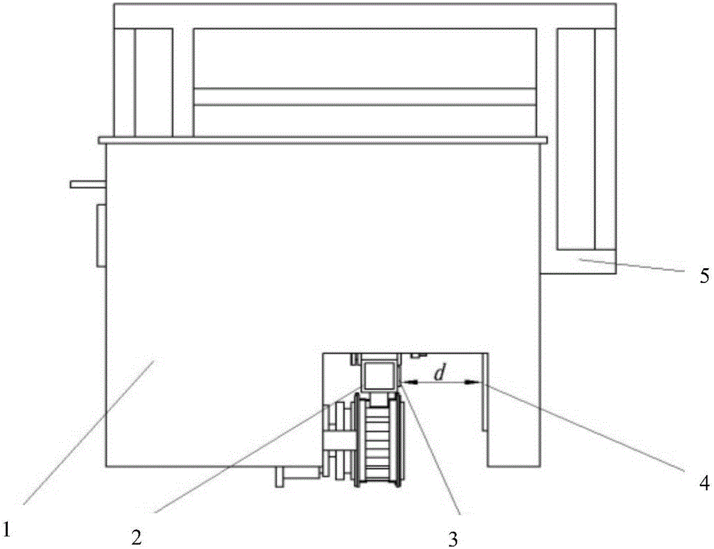 Single-track transporter on-track location perception system based on RFID and single-track transporter on-track location perception method thereof