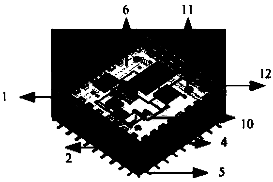 3D stereoscopic package structure and package method of I/F conversion system