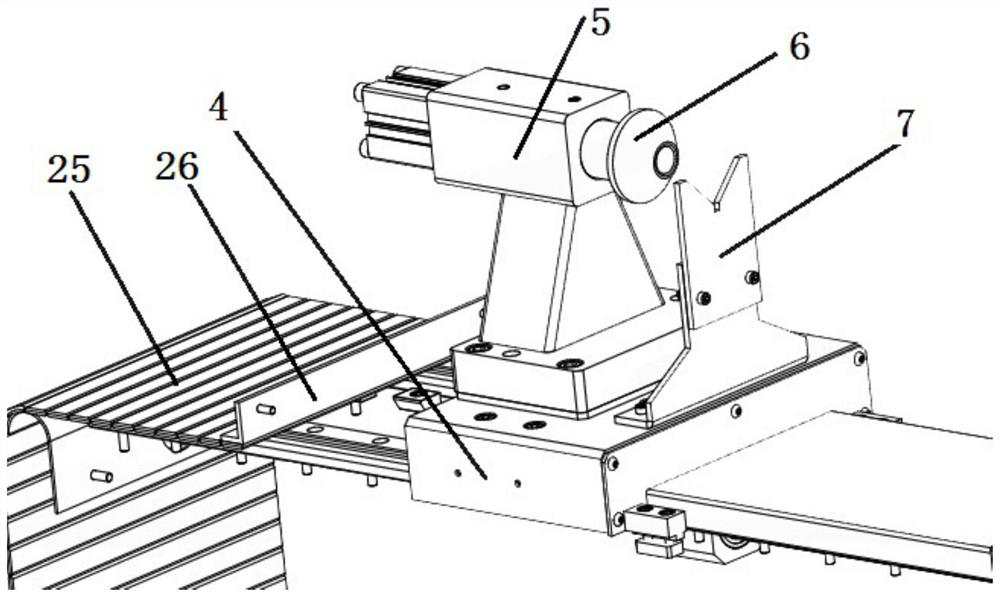 A special equipment for boring and milling machine for processing the rear axle of new energy vehicles