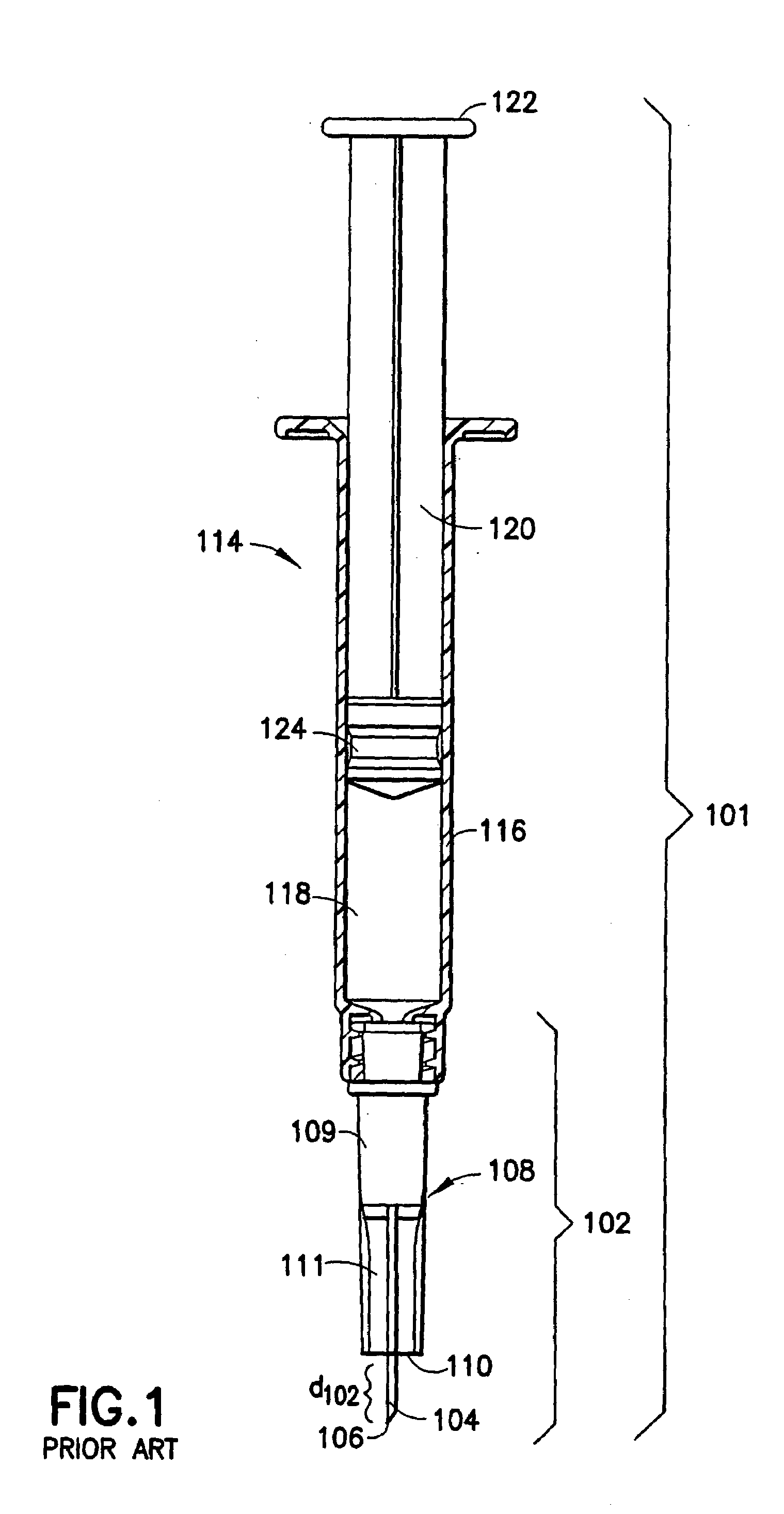 Intradermal syringe and needle assembly