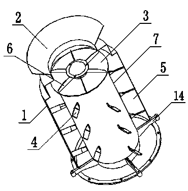 Tea deblocking machine