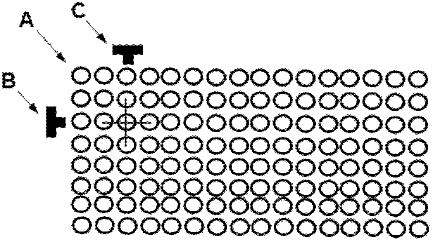 Hole measurement pattern and hole measurement method