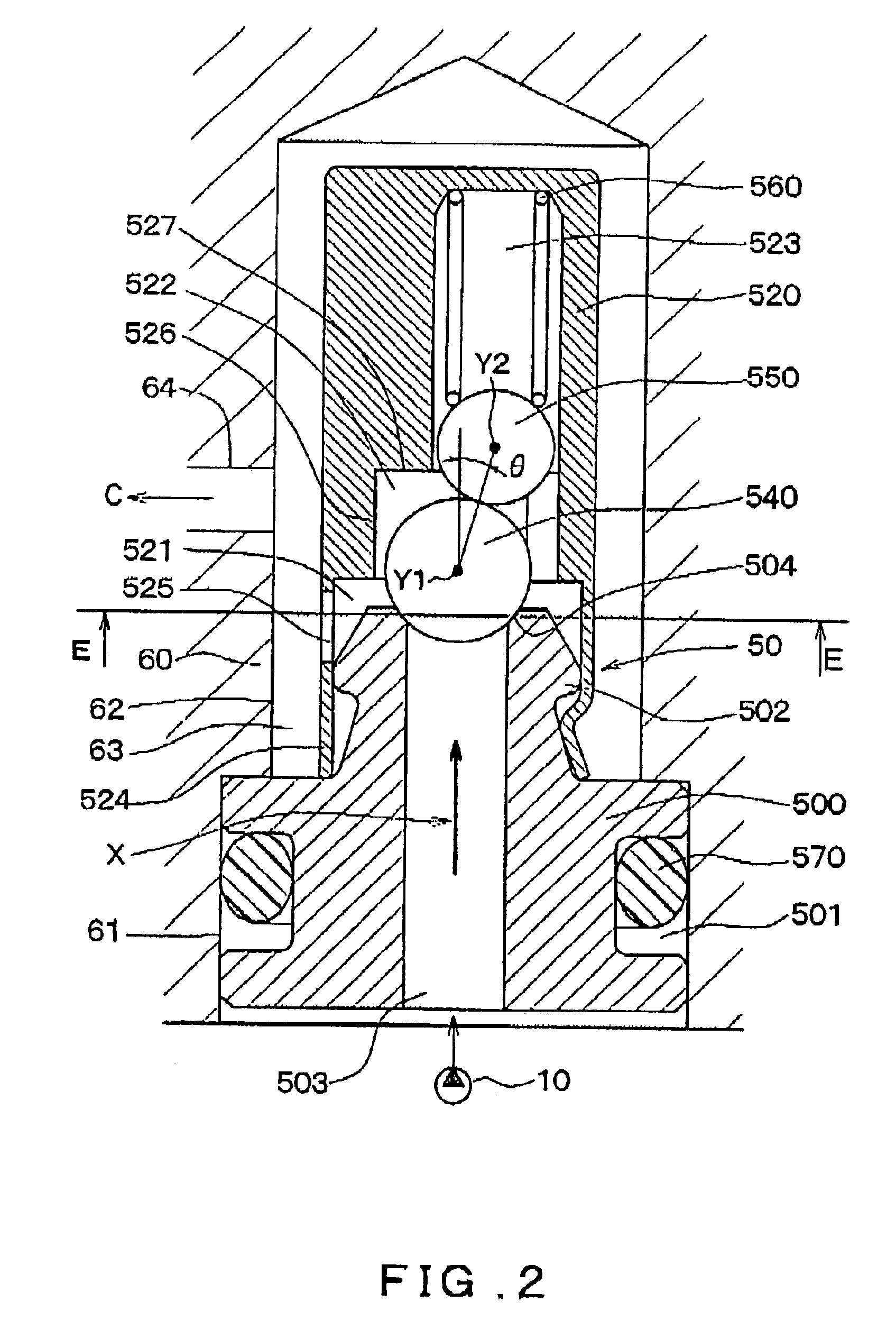 Check valve with vibration prevention function for valve body