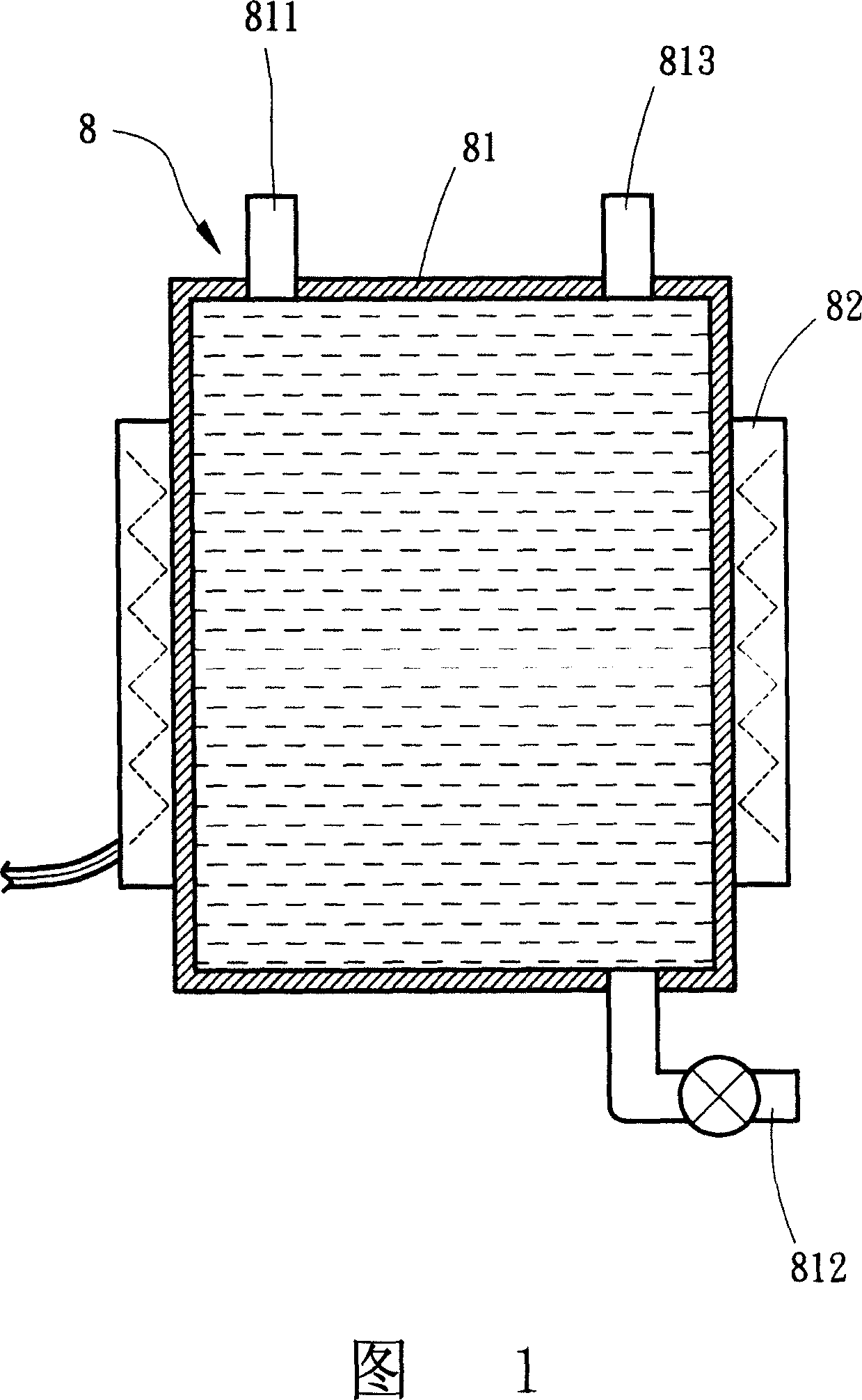 Beverage heating method and heater