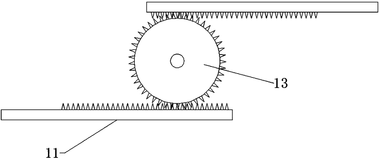 Gear-driven clamping device for pipefitting processing