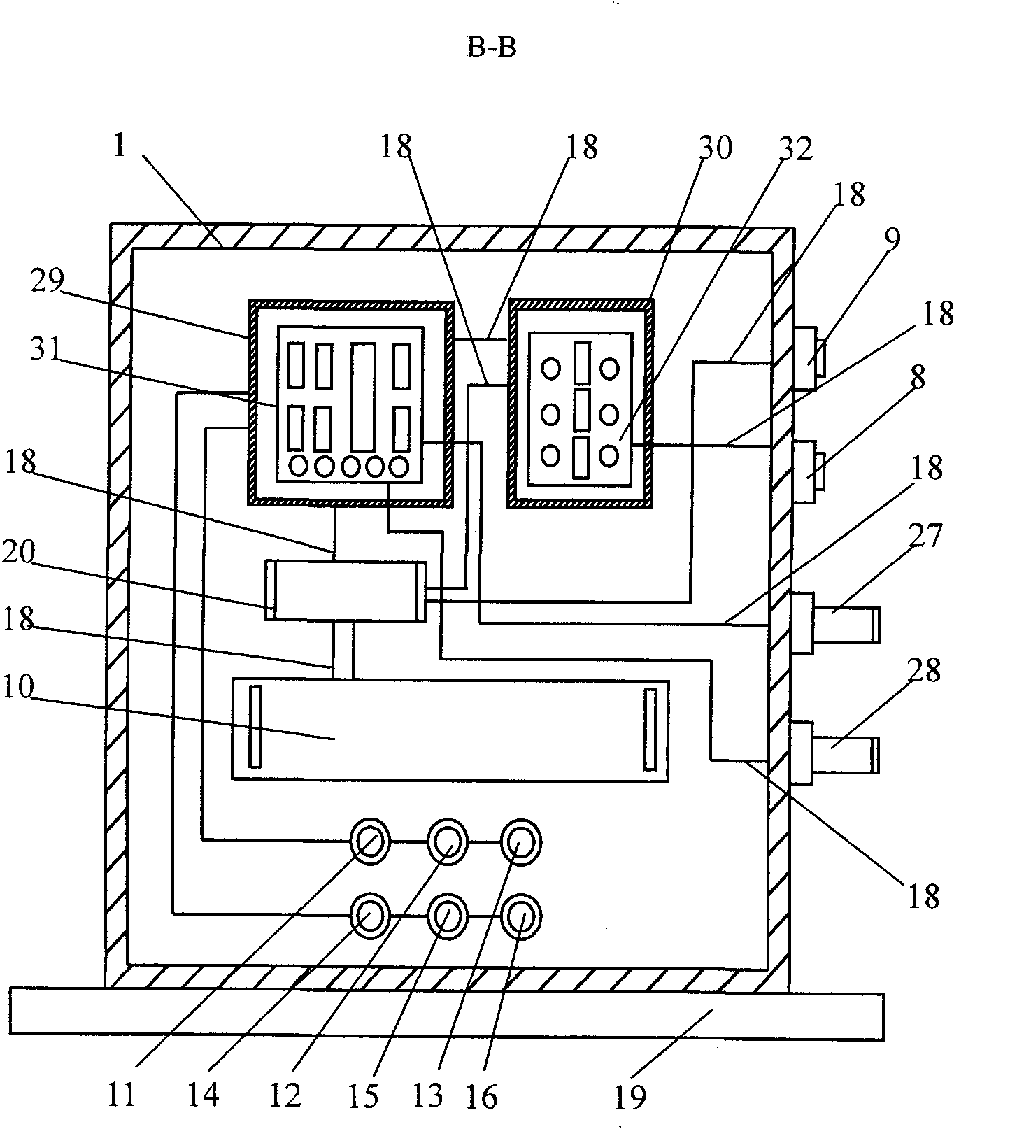 Automatic monitoring terminal machine for soil moisture