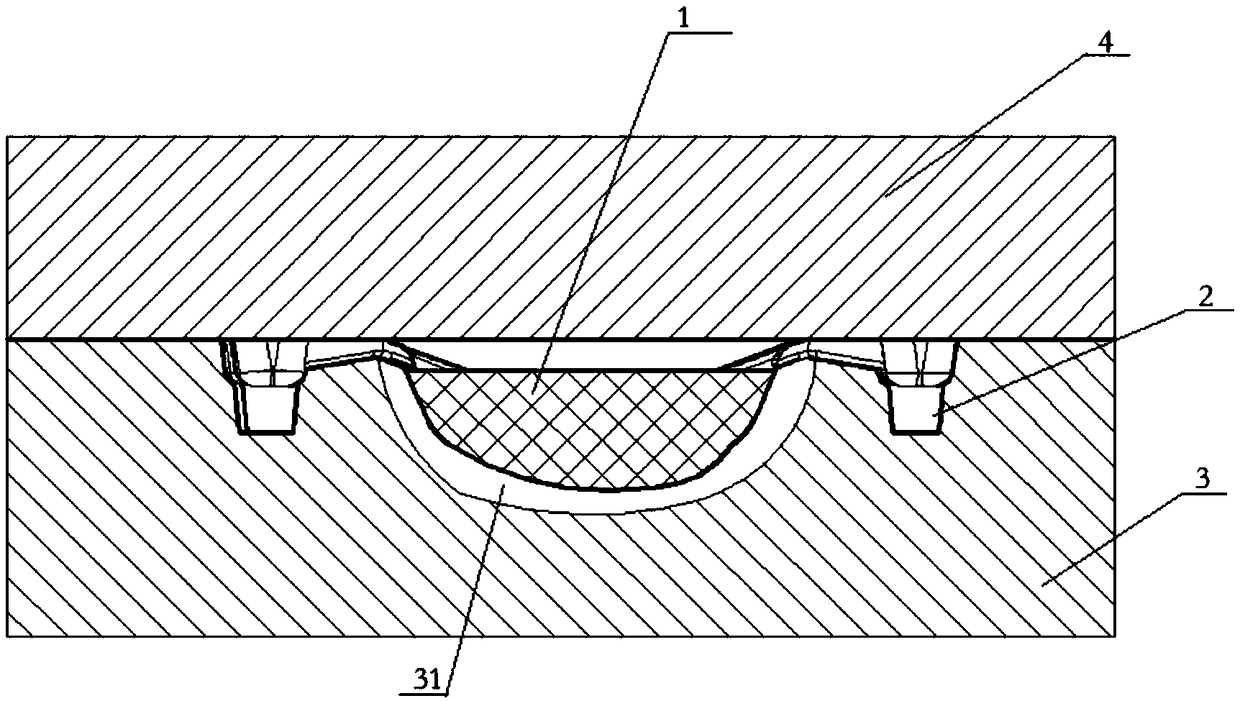 Fixing structure of forming core of layered injection molding and layered injection mold