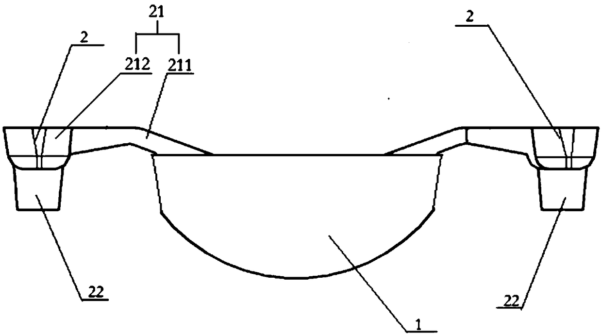 Fixing structure of forming core of layered injection molding and layered injection mold