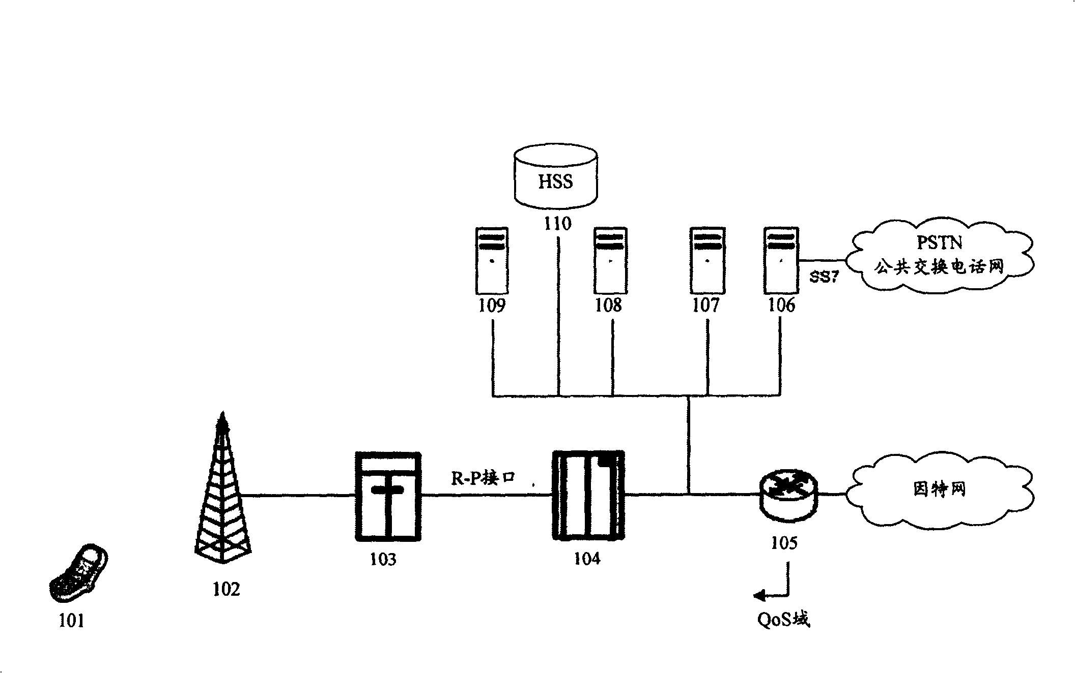 Method and system for distinguishing business grade transmission paging message