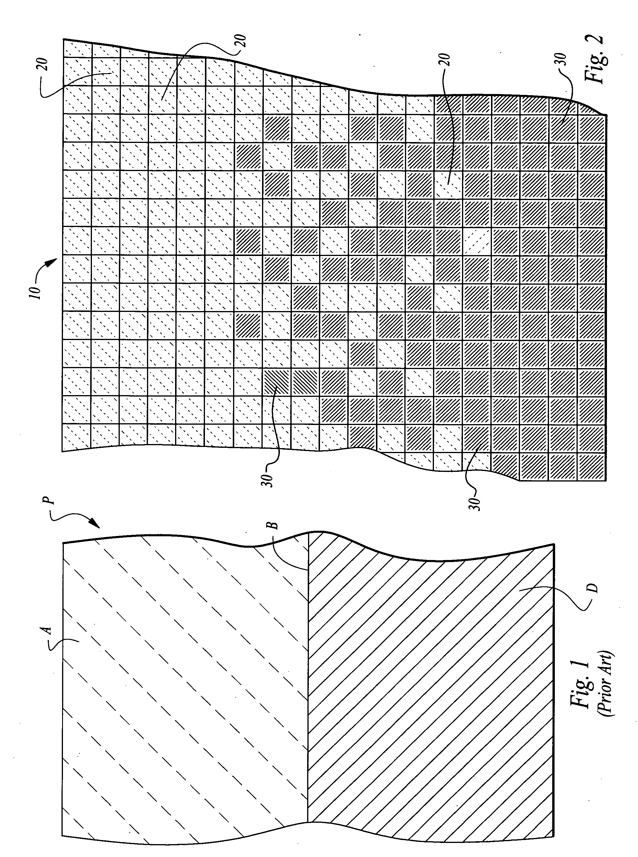 Boundary configurations for multi-material print-forming